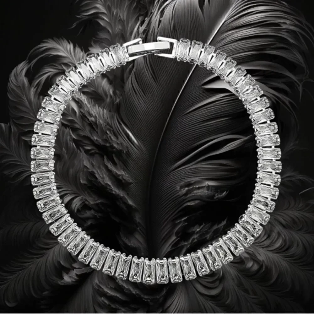BRAND NEW TENNIS BRACELET PRINCESS CUT